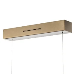 LED-Hängeleuchte Runa, bronze, Länge 132 cm