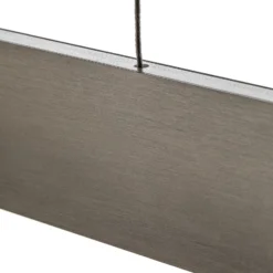 LED-Hängeleuchte Runa, nickel, Länge 132 cm