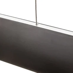 LED-Hängeleuchte Runa, schwarz, Länge 152 cm