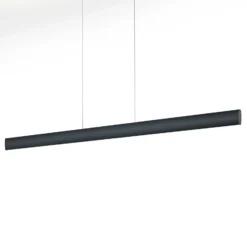 LED-Hängeleuchte Runa, schwarz, Länge 132 cm