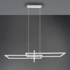 LED-Hängeleuchte Salinas, 4.000 K, weiß matt