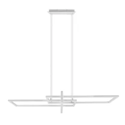 LED-Hängeleuchte Salinas, 4.000 K, weiß matt