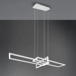 LED-Hängeleuchte Salinas, 4.000 K, weiß matt