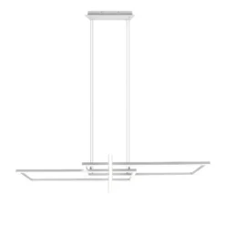 LED-Hängeleuchte Salinas, 4.000 K, weiß matt