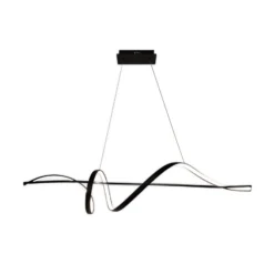 LED-Hängeleuchte Sash, Metall, schwarz, 4.000 K