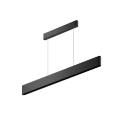 LED-Hängeleuchte Satori, Länge 86,4 cm, schwarz, 2700 K, Alu