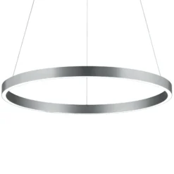 LED-Hängeleuchte Svea-L 60 nickel