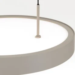 LED-Hängeleuchte Teide, khaki, einflammig, Metall, 2.700 K