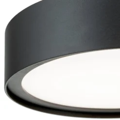 LED-Hängeleuchte Teide, schwarz, Metall, höhenverstellbar