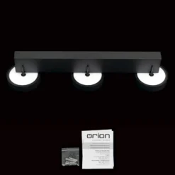 LED-Hängeleuchte Teide, schwarz, Metall, höhenverstellbar