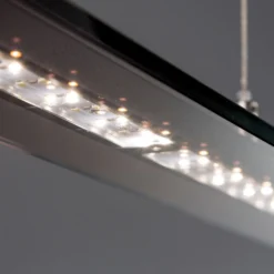 LED-Hängeleuchte Tenso TW mit Dimmer, schwarz 88cm