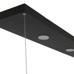 LED-Hängeleuchte Tor, sechsflammig, schwarz