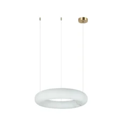 LED-Hängeleuchte 2542, weiß, Ø 34 cm, Alabaster, dimmbar