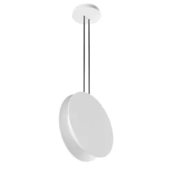 LED-Hängeleuchte Yo-Yo, weiß, 2.700 K, Alu, PMMA, dimmbar