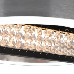 LED-Hängeleuchte Yvaris, silber, CCT, Fernbedienung