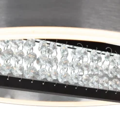 LED-Hängeleuchte Yvaris, silber, CCT, Fernbedienung