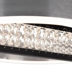 LED-Hängeleuchte Yvaris, silber, CCT, Fernbedienung