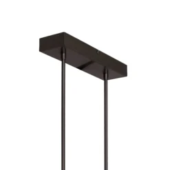 LED-Hängeleuchte Zelena, schwarz, Länge 122cm, Metall, CCT