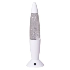 LED-Lavaleuchte Glitter