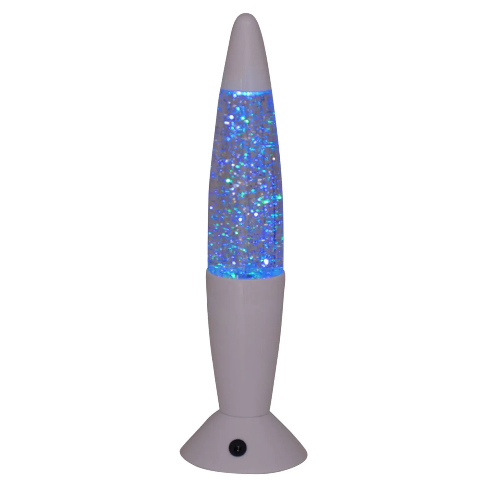 LED-Lavaleuchte Glitter