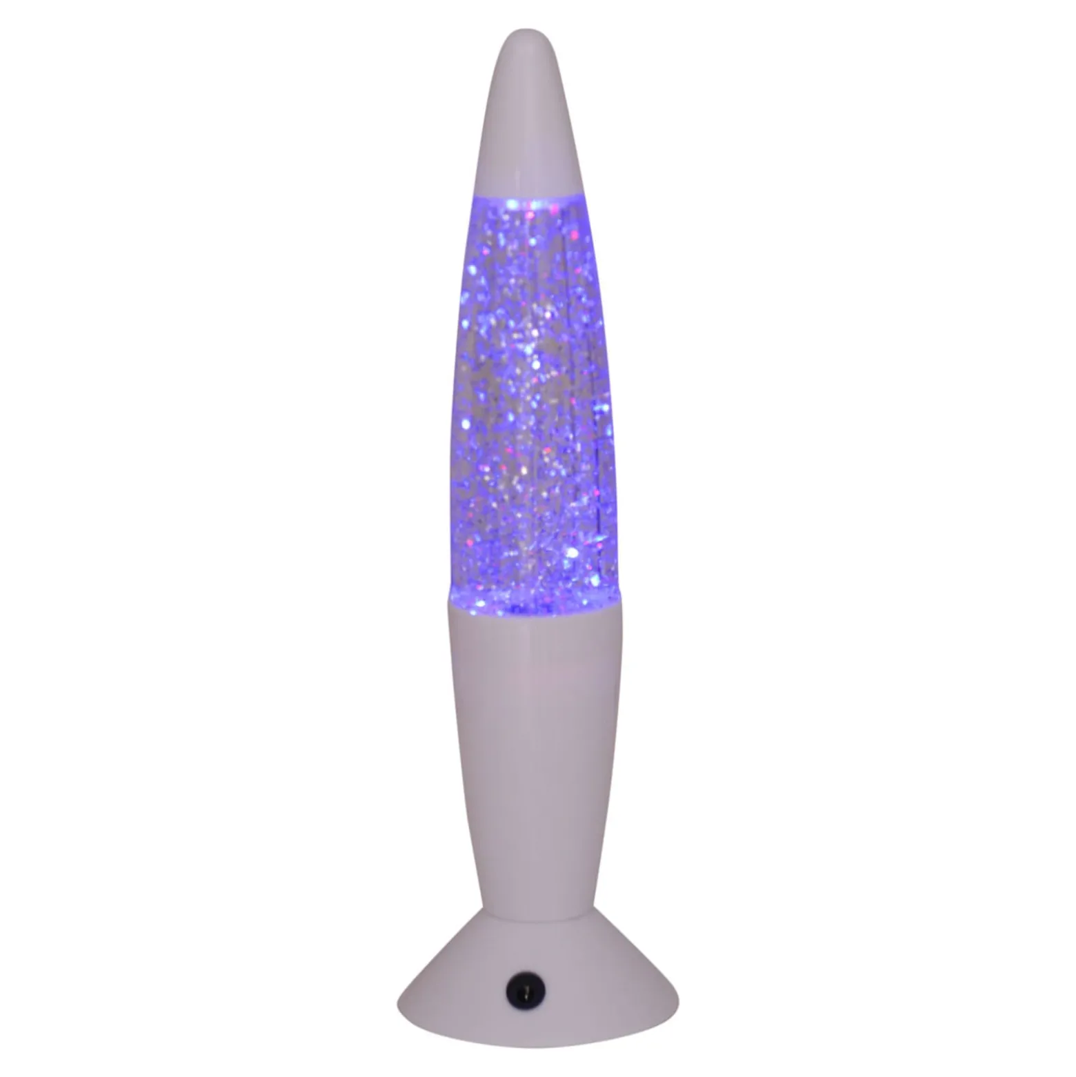 LED-Lavaleuchte Glitter