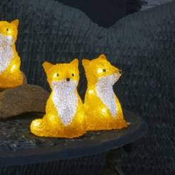 LED-Leuchtfigur Fuchs, 5er-Set als Kette