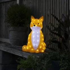 LED-Leuchtfigur Fuchs, 5er-Set als Kette