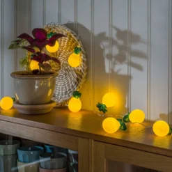 LED-Lichterkette Ananas, batteriebetrieben