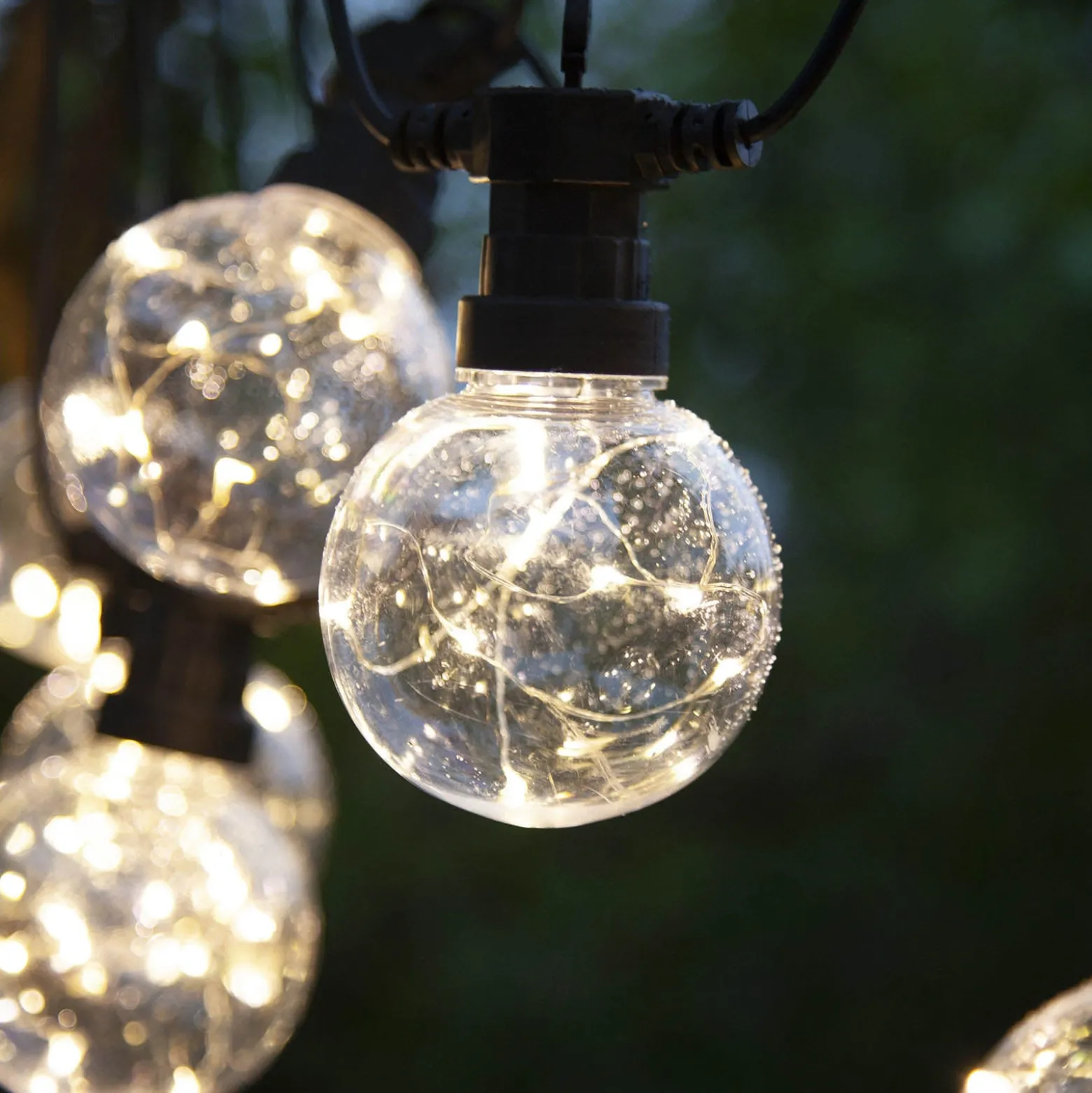 LED-Lichterkette Big Circus, Dew Drops, 10-flg.