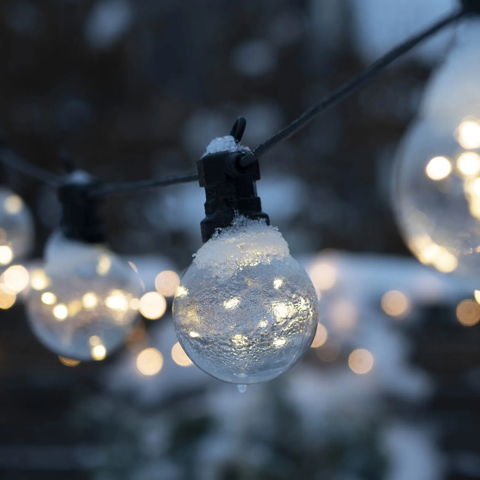 LED-Lichterkette Big Circus, Dew Drops, 10-flg.