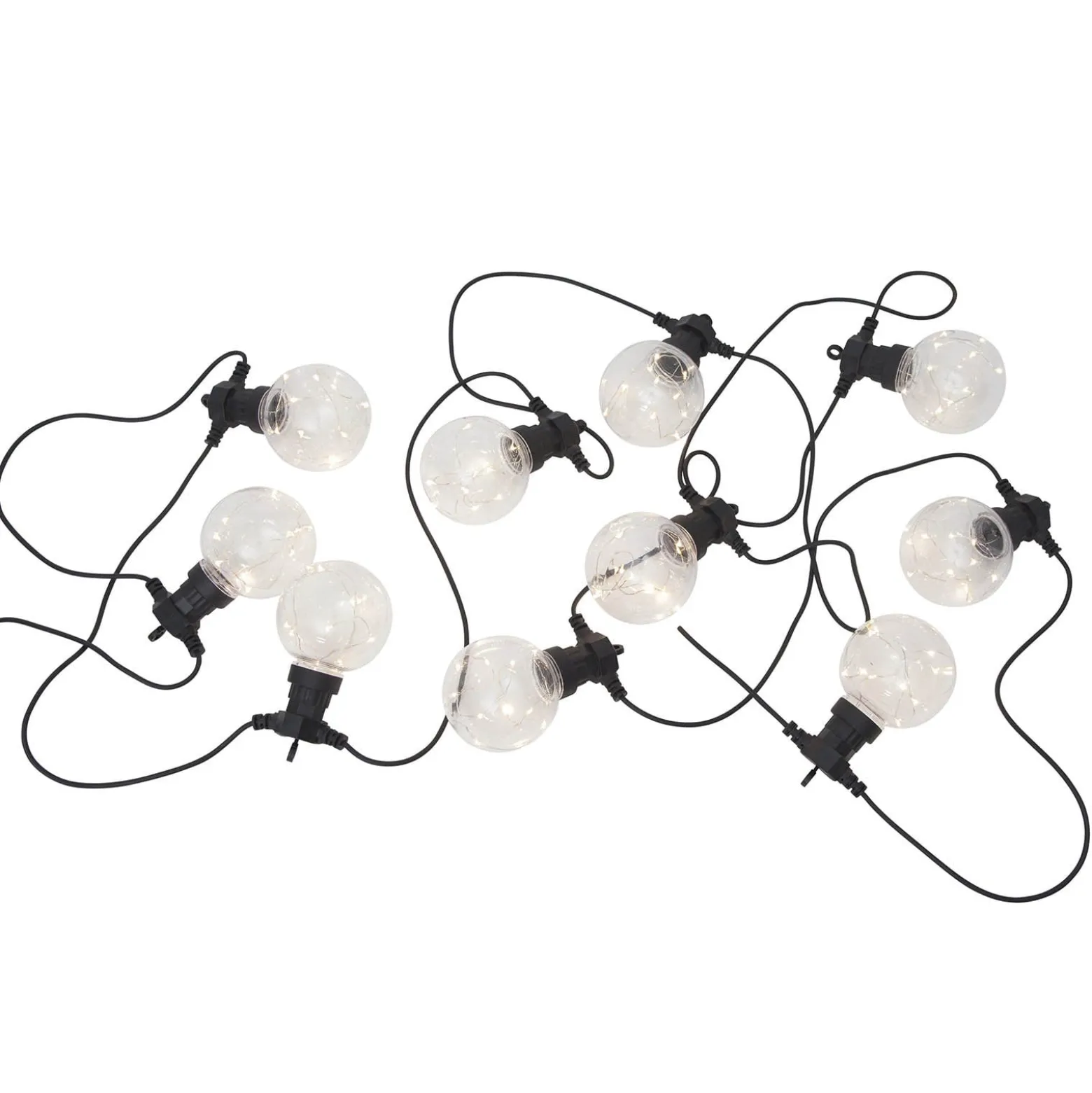LED-Lichterkette Big Circus, Dew Drops, 10-flg.