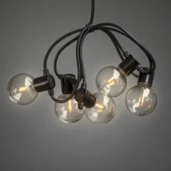LED-Lichterkette Glühfadenoptik bernstein 10-flg.