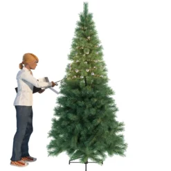 LED-Lichterkette 2in1, Frosty silver, 700 LEDs