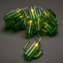 LED-Lichterkette Kakteen, batteriebetrieben