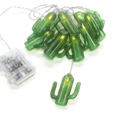 LED-Lichterkette Kakteen, batteriebetrieben