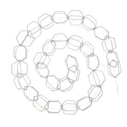 LED-Lichterkette Serve, 20-flammig, silber