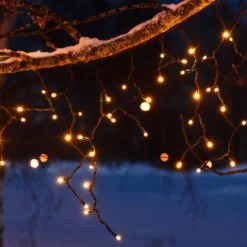 LED-Lichtervorhang Chrissline Extra, 100 LEDs, 2.300 K