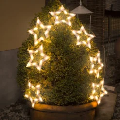 LED-Lichtervorhang Sterne 70-flg.