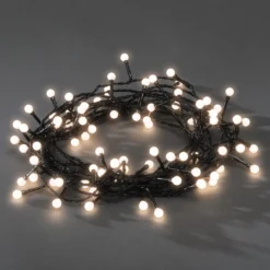 LED-Mini-Lichterkettefür außen 80fl. warmweiß