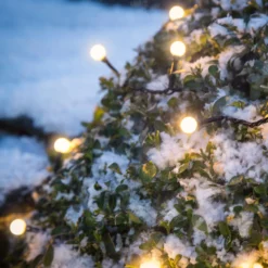 LED-Mini-Lichterkettefür außen 80fl. warmweiß