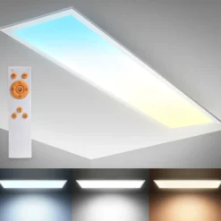 LED-Panel Brian CCT, weiß, 100 x 25 cm, Fernbedienung