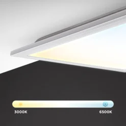 LED-Panel Brian CCT, weiß, 100 x 25 cm, Fernbedienung