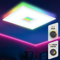 LED-Panel Centerback CCT RGB 45x45cm weiß
