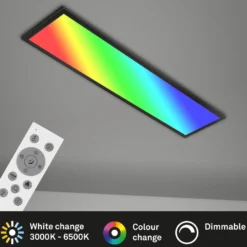 LED-Panel Colour, dimmbar, RGB, CCT, 100x25cm