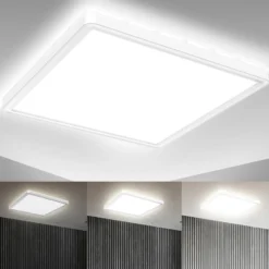 LED-Panel Eki, 29 x 29 cm, weiß, Step-dim, Backlight, 4.000K