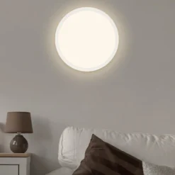 LED-Panel Jalo Round, Ø 29,2 cm, weiß, Kunststoff, 2.700 K