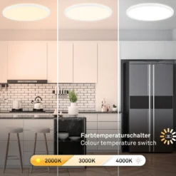 LED-Panel 7557 Lichtfarbe einstellbar, Ø 42 cm