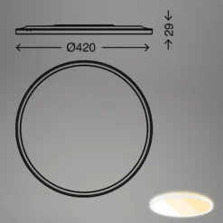 LED-Panel 7557 Lichtfarbe einstellbar, Ø 42 cm