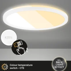 LED-Panel 7555 Lichtfarbe einstellbar, Ø 29,3 cm