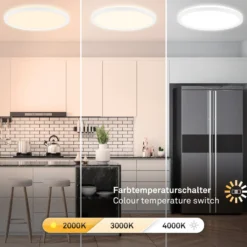 LED-Panel 7555 Lichtfarbe einstellbar, Ø 29,3 cm